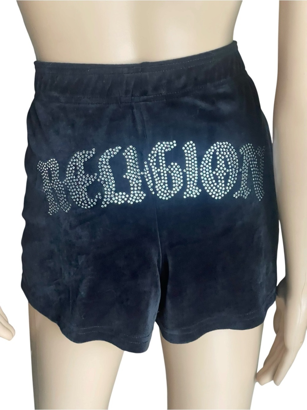 True Religion CRYSTAL HORSESHOE
VELOUR SHRUNKEN ZIP. front size S - Picture 10 of 16